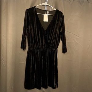 H and M Velvet Dress